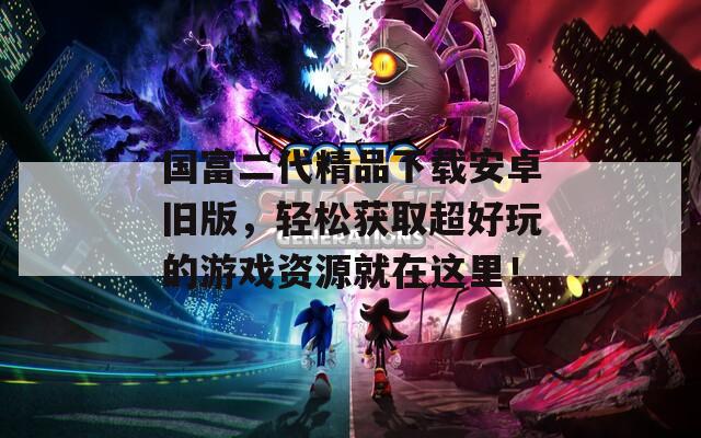 国富二代精品下载安卓旧版，轻松获取超好玩的游戏资源就在这里！