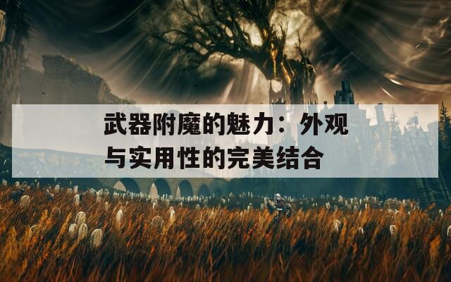 武器附魔的魅力：外观与实用性的完美结合