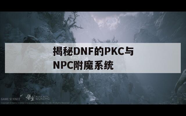 揭秘DNF的PKC与NPC附魔系统